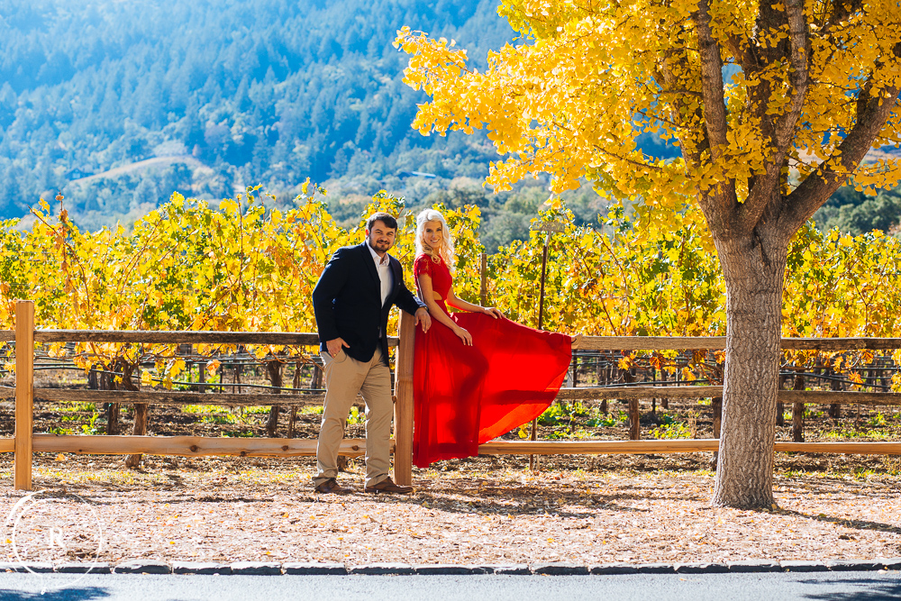 Napa Engagement photographer Alexander Rubin Photography at Far Niente Winery 3